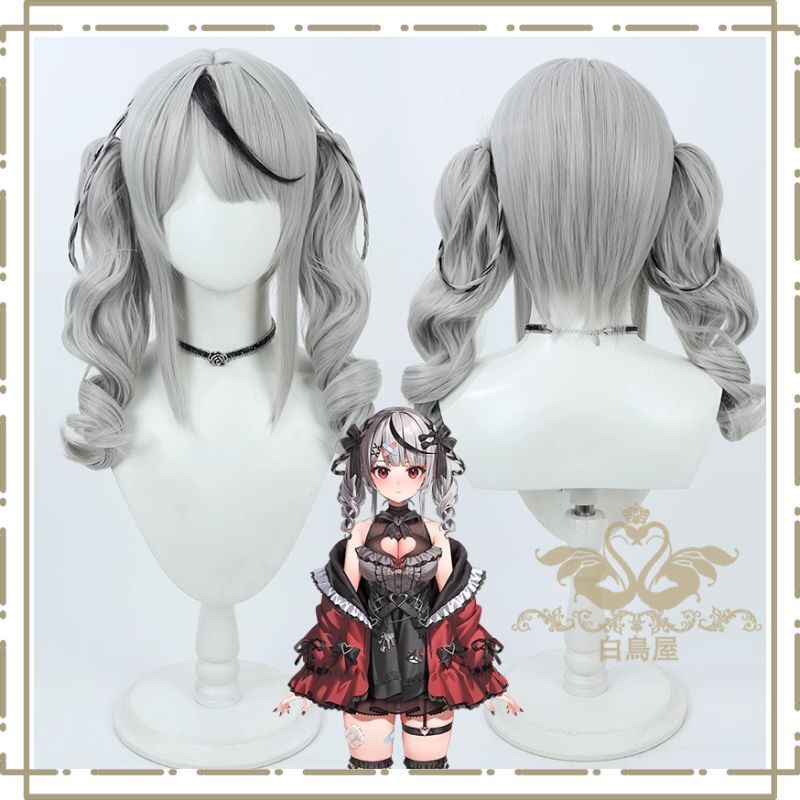 VTuber Hololive 沙花叉クロヱ 新衣装コスプレウィッグ