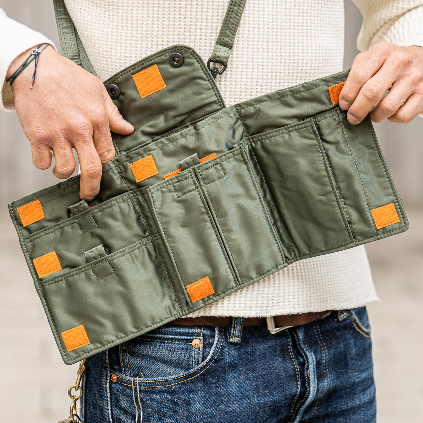 Porter Tanker Travel Case - Sage Green