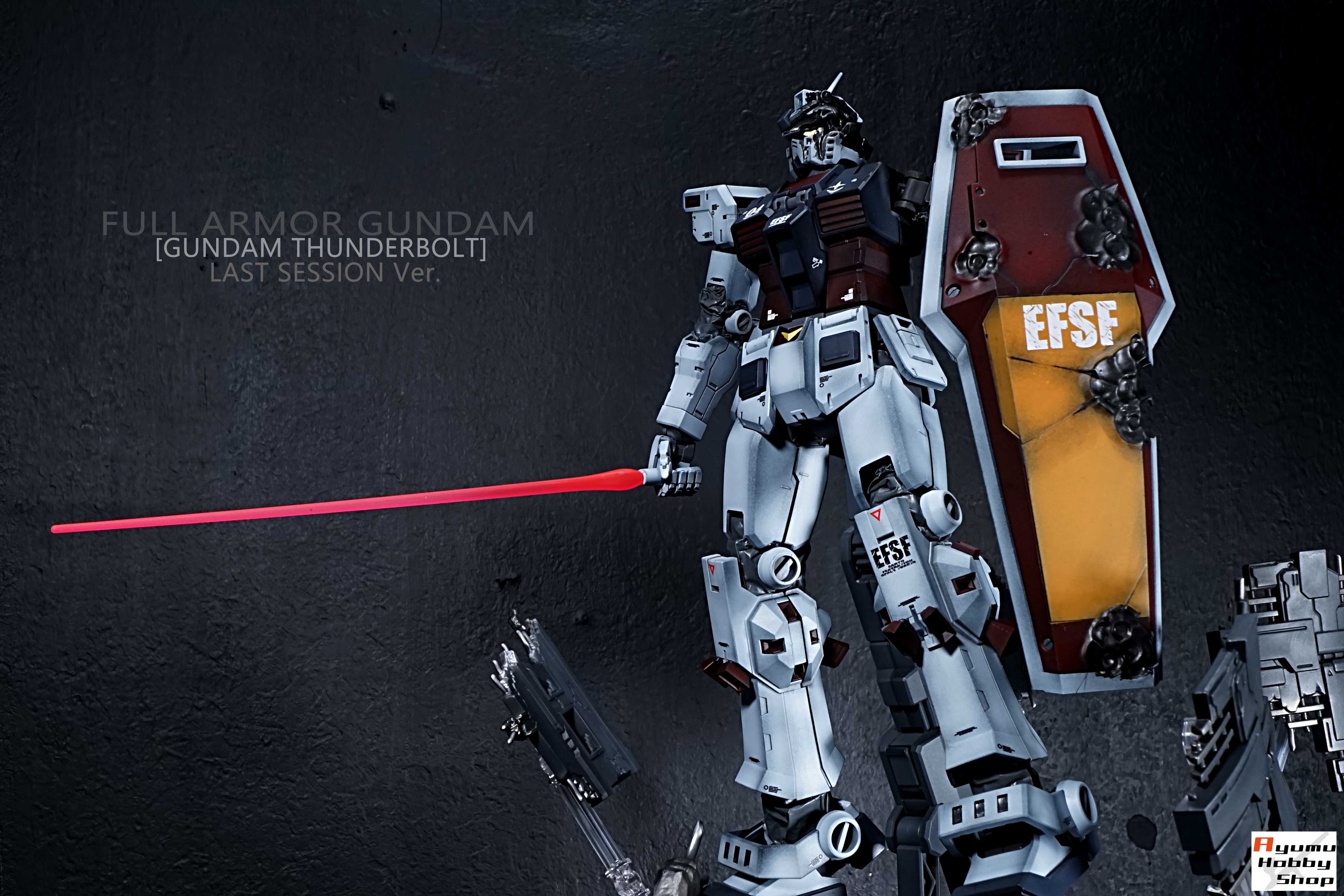 プラモデル完成品/第1326弾 MG サイコ・ザク + フルアーマー・ガンダム