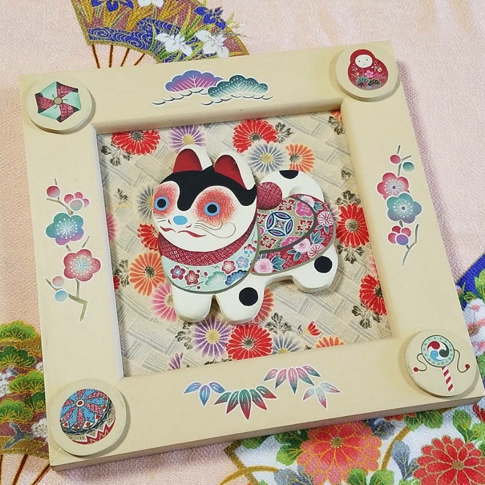 古屋先生の狛犬と招き猫 | トールペイント☆Fairyland☆（千葉県市川市）