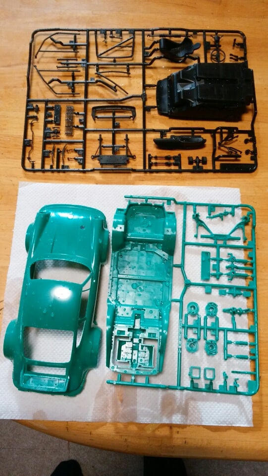 タミヤ「ポルシェ934TURBO RSR ヴァイラント 」製作記part1 | 老眼