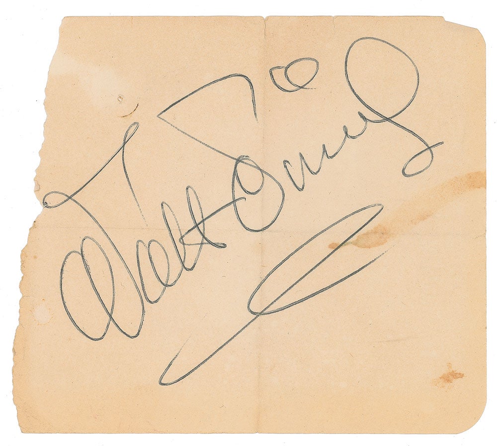 RRオークション商品紹介♪】激レア！ウォルトディズニーの直筆サイン