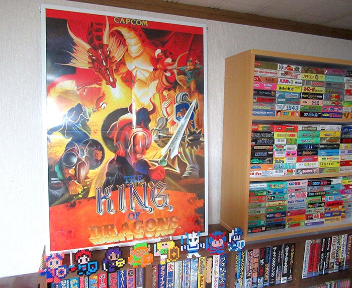 カプコンアーケード版復刻ポスターを飾る | イマダファミコンboom