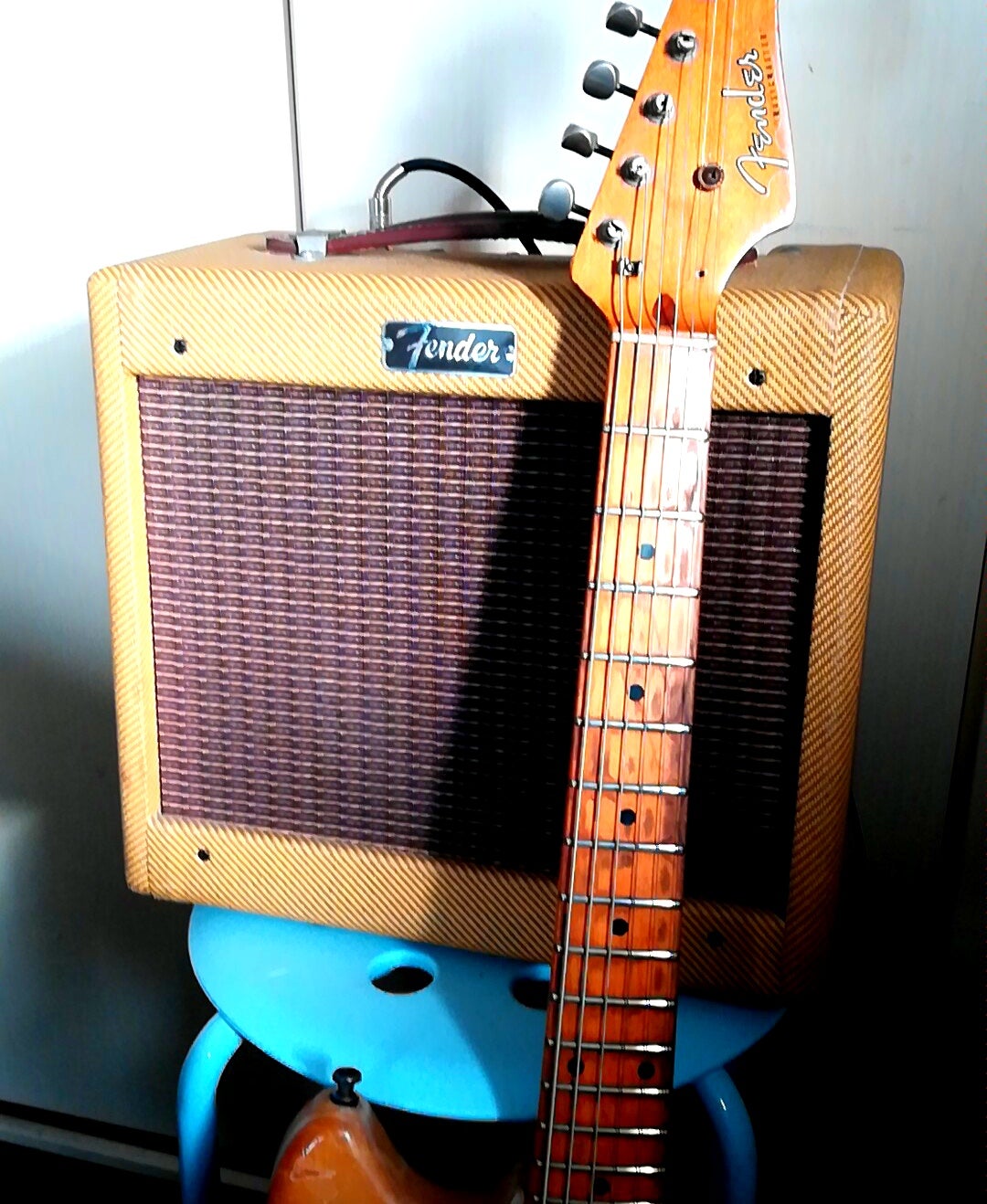 動画up】Fender Champ 銀パネ ヴィンテージアンプ買いました(シルバー