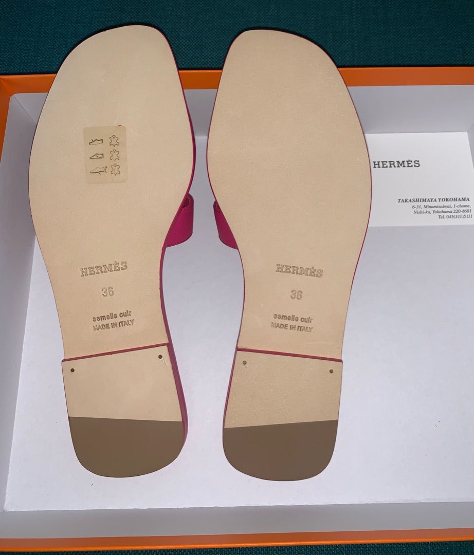 エルメス☆サンダルオランの裏張りとガイモ | ショコラのできごと通信☆