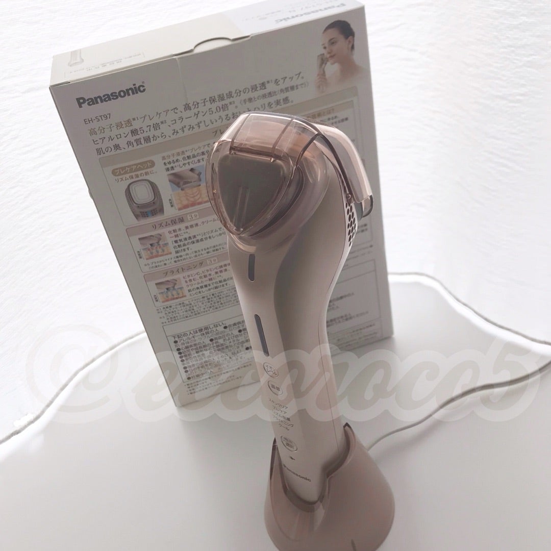 使ってみました】パナソニック 美顔器 イオンエフェクター EH-ST97
