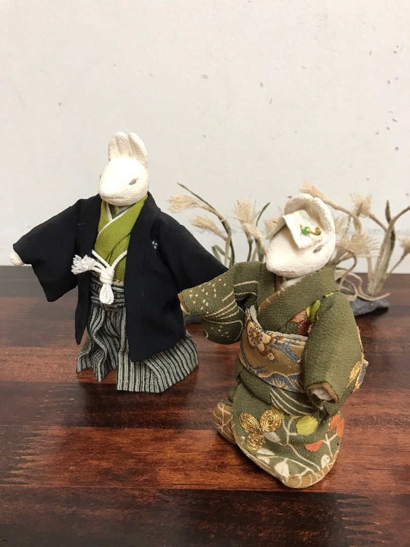 ちりめん細工 狐の嫁入り | 呂藝のブログ