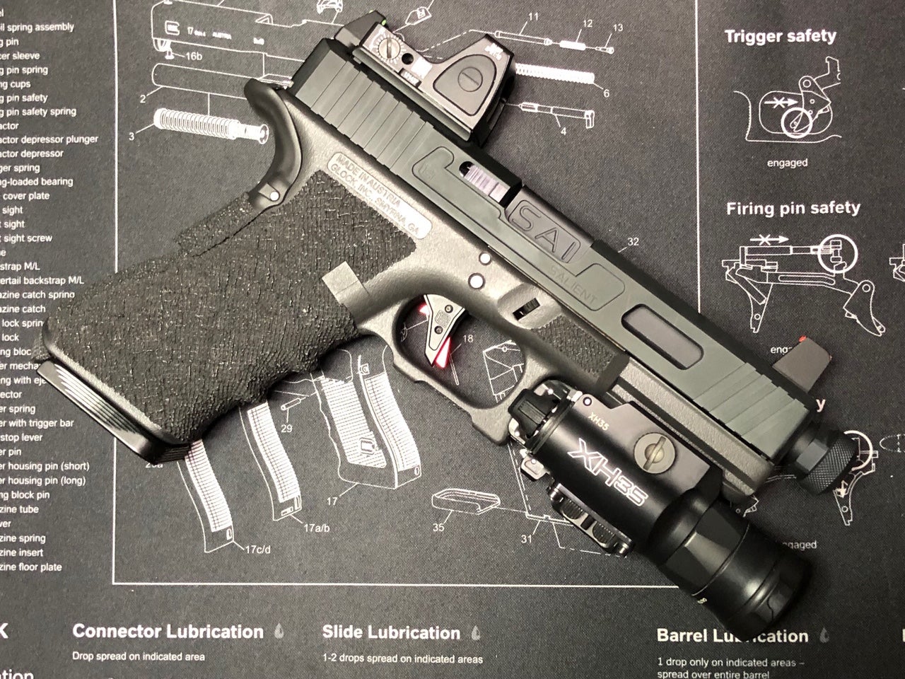 GLOCK17 Salient Arms International Custom | ilcolorebluの作業日記