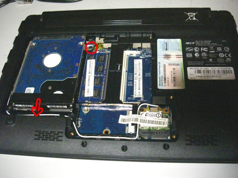 Acer Aspire One 753-N32C/SF HDD交換 | 名古屋でパソコン修理・遠隔