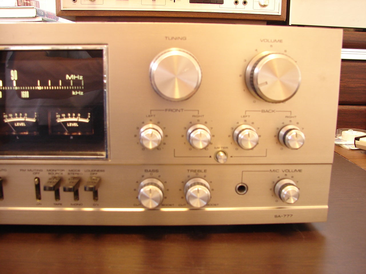 4chRECEIVER OPTONICA SA-777 | 70年代の4chステレオの研究