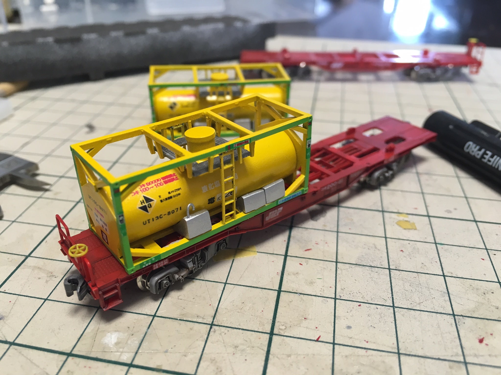 Nｹﾞｰｼﾞ】UT13C（液化塩素）黄タン作製～その5【日豊・大牟田貨物】 | 9