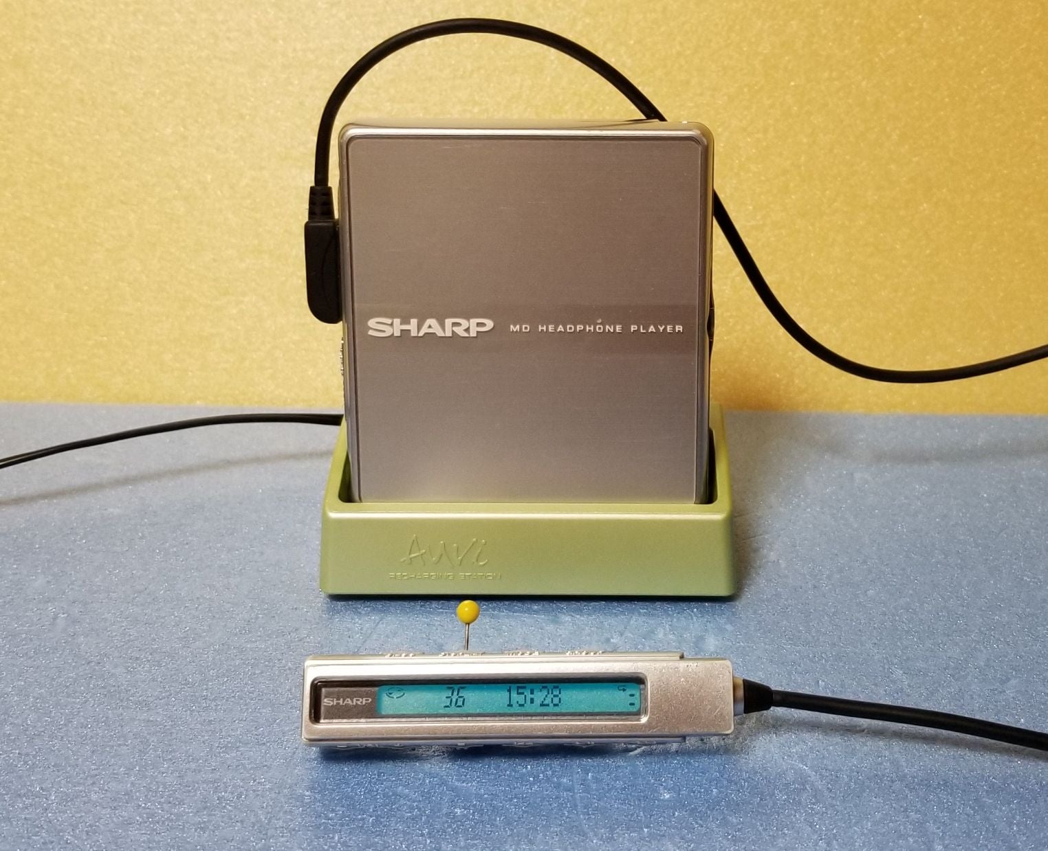 MDポータブルプレーヤー SHARP MD-ST600-S MDLP 完動品・動作保証
