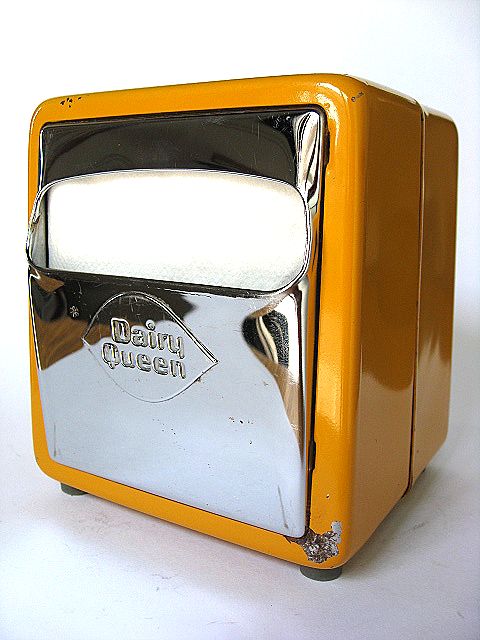 70's DQ ディリークィーン Dairy Queen ビンテージ ナプキン入 70's DQ