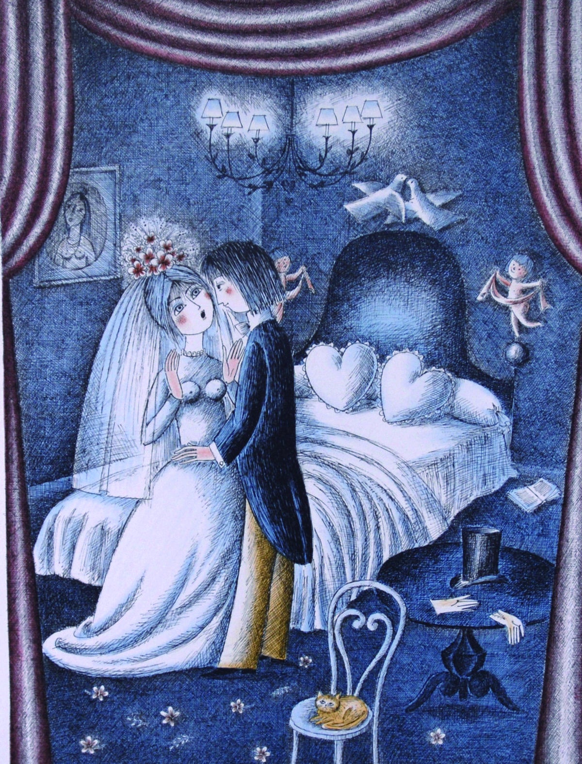 ジグソーパズル 1000ピース マリアージュ『結婚式』レイモン・ペイネ