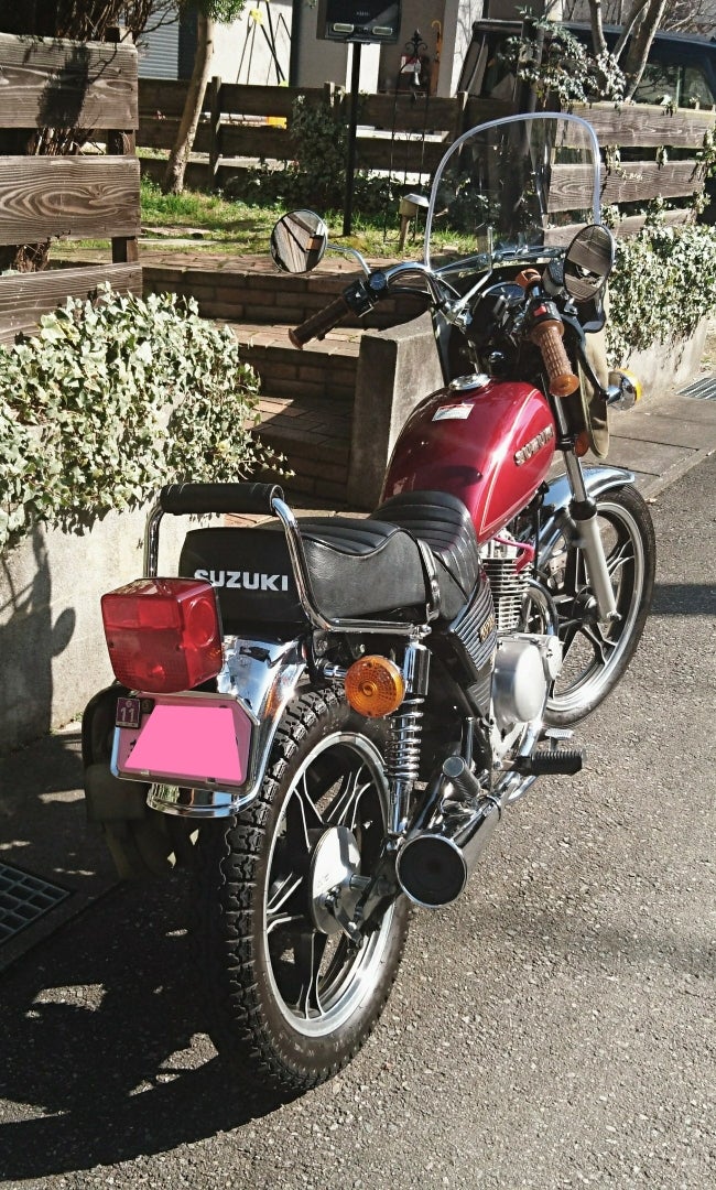 GN125H リアフェンダー交換とイメチェン | バイク(FLSTS,GN125H)と