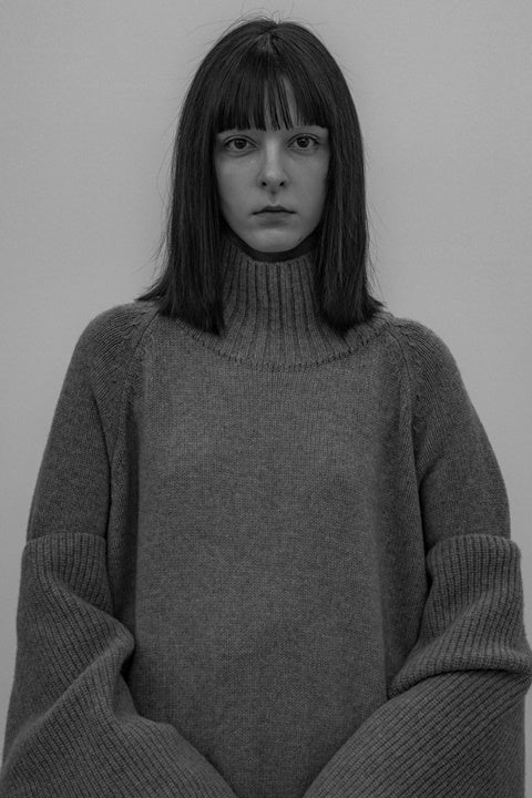 stein -EX FINE LAMBS LOOSE HIGH NECK KNIT LS- | 妄想 Laid back