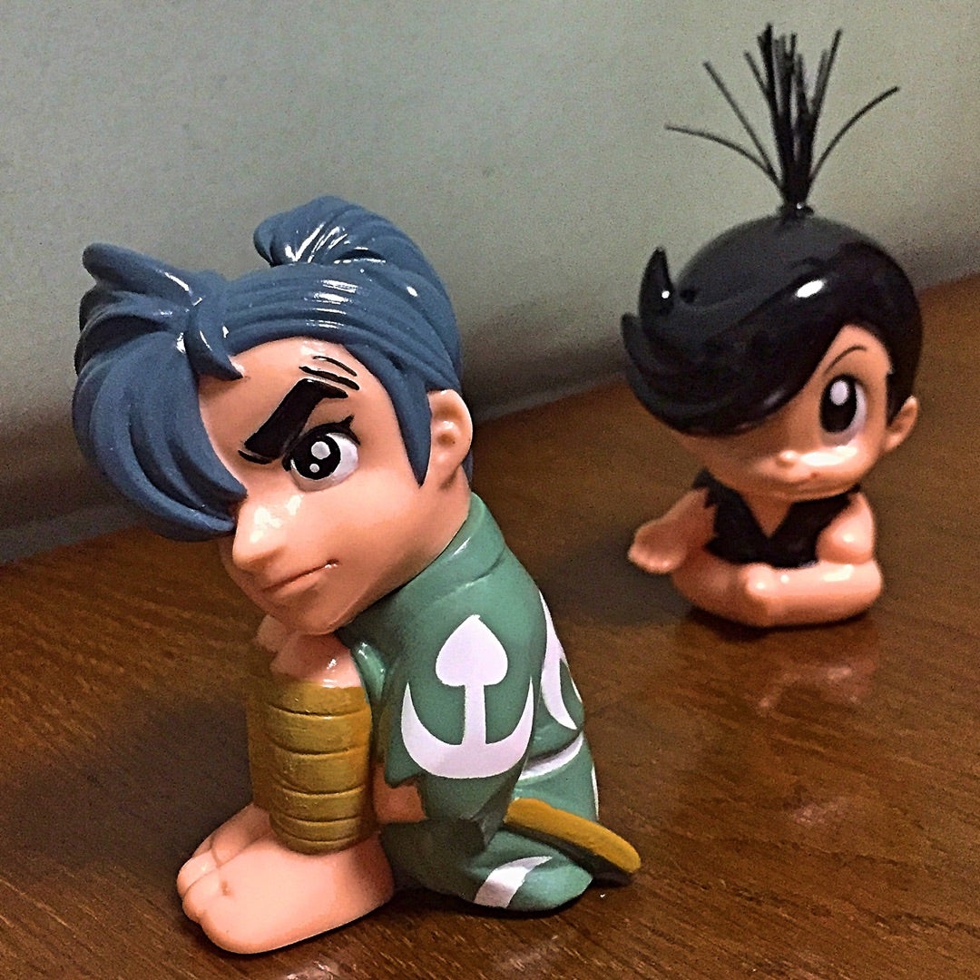 どろろと百鬼丸 デンボク製ミニソフビ-座- | 怪獣玩具とカタナとキング