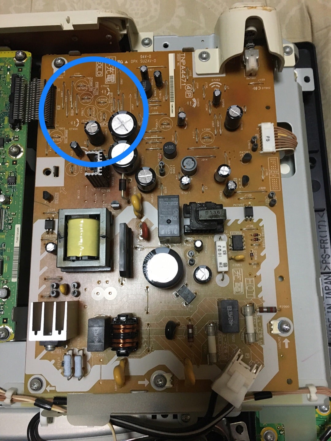 Panasonic TH-55CX700電源基盤セット Panasonic TH-55CX700電源基盤