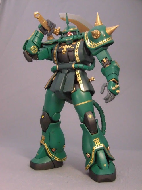 MG ドズル・ザビ専用ザクⅡ 放置品製作再開③ 完成～！ | ironhead108