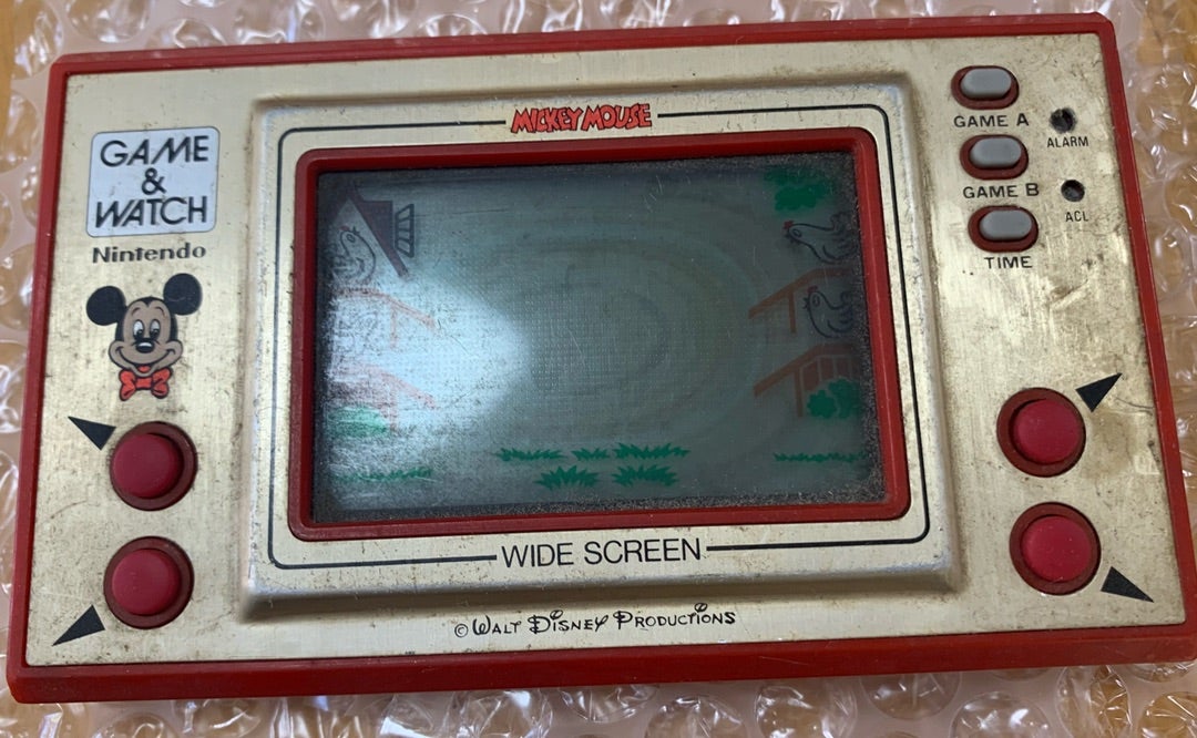 ゲームウオッチ（LCDゲーム） 任天堂 MC-25 ミッキーマウスの修理と