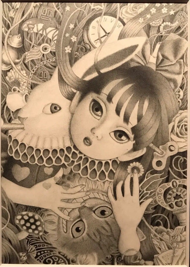 根橋洋一 ねばしよういち 鉛筆画「If I Fell」2017年 【公式通販】