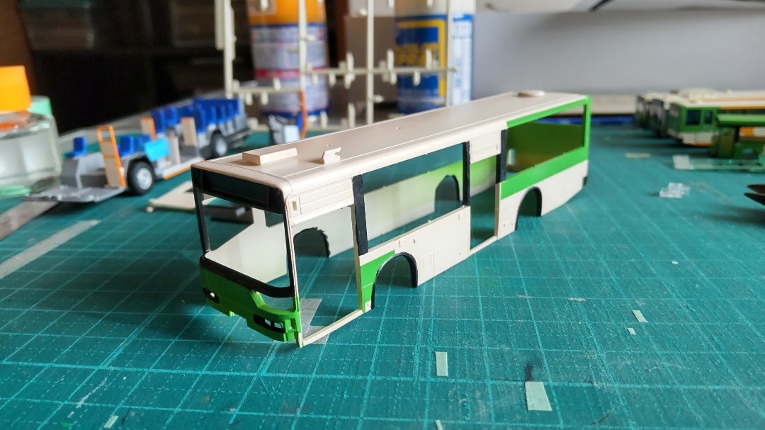 アオシマ文化教材社三菱ふそうエアロスター都営バス(パート2