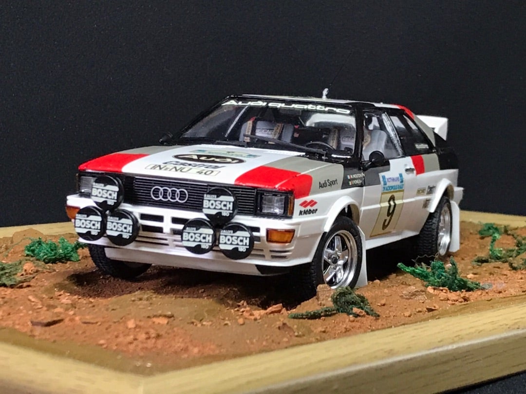 タミヤ 1/24 アウディクワトロラリー 1983 | 模型おやじのページ