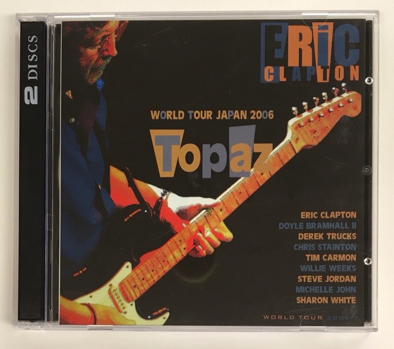 エリック・クラプトン ジャパンツアー記念プレート 2006年 エリック