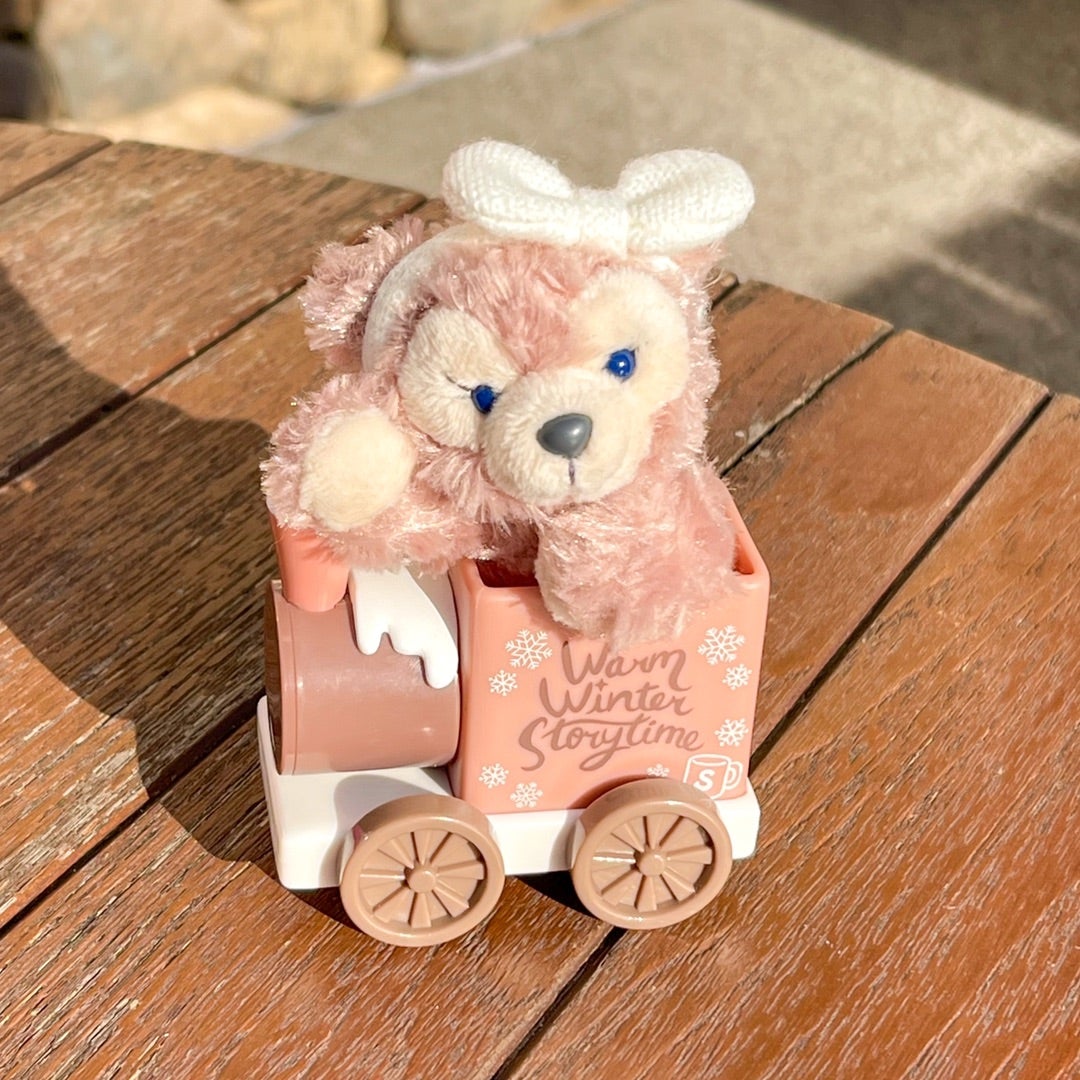 全種買い！汽車に乗ったダッフィーのぬいぐるみストラップ | Hatama