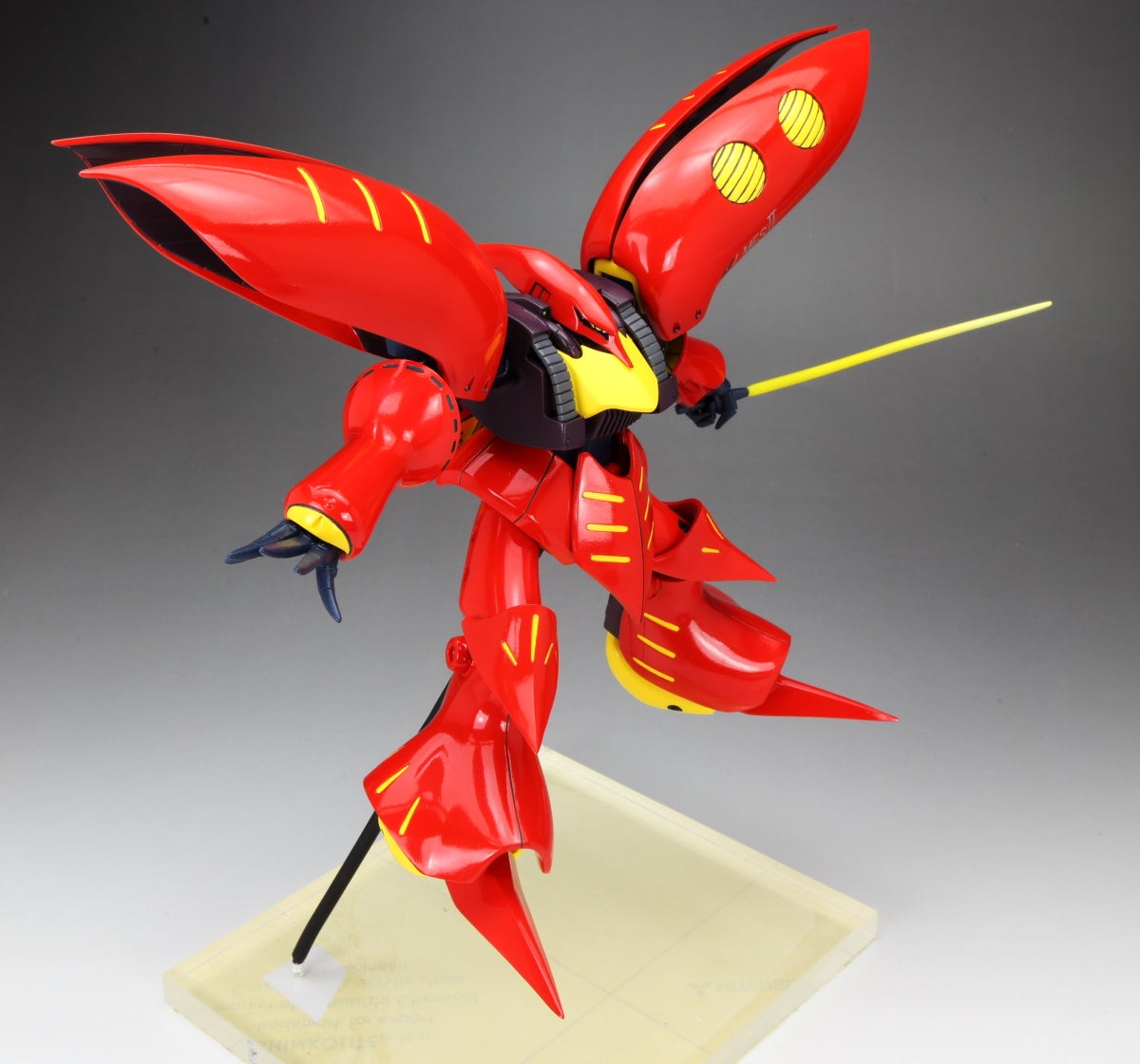 ボークス 1/144 キュベレイMk－II（プルツー専用機）完成画像と動画