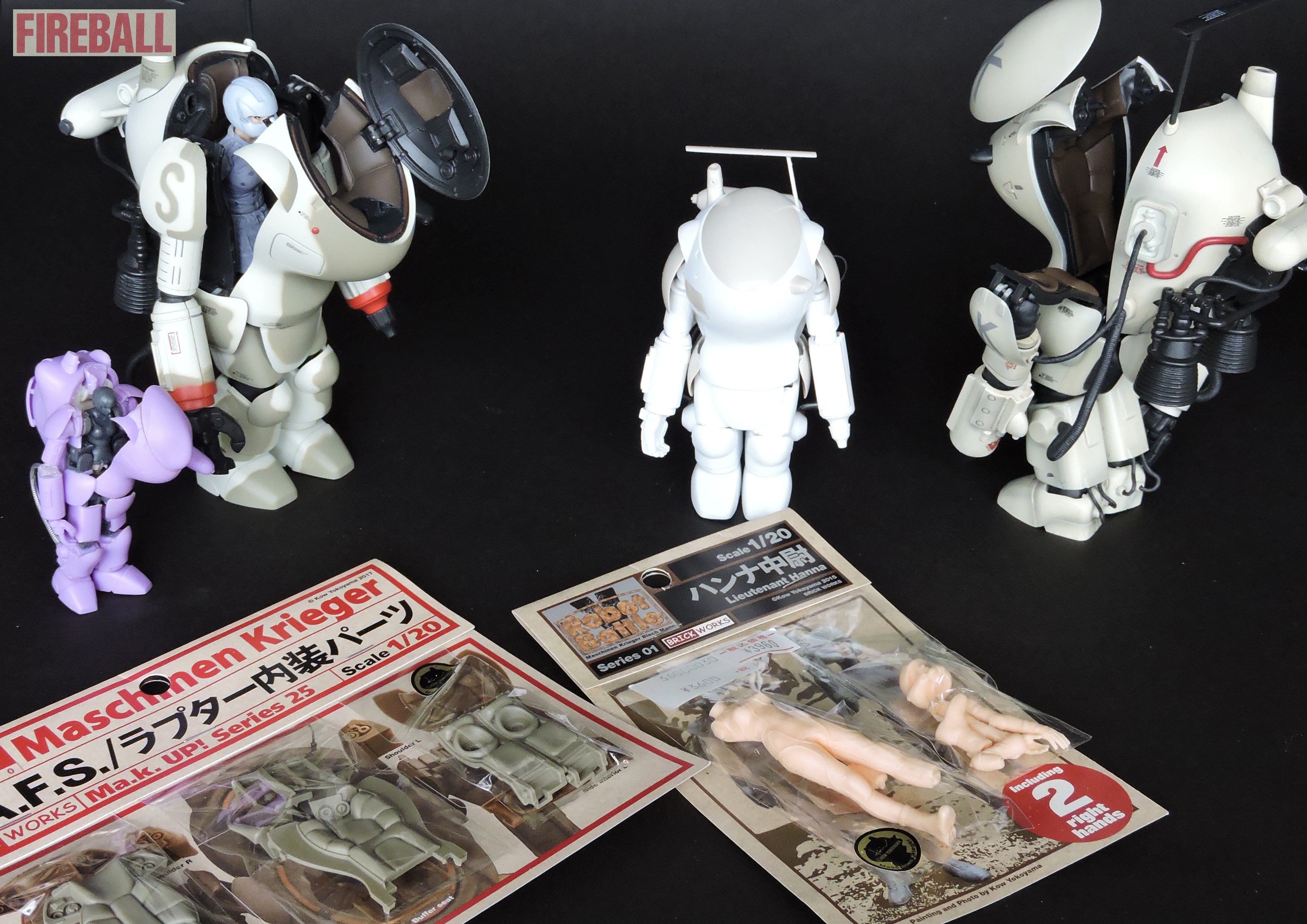 S.F.3.D ORIGINAL 1/20FIREBALL その① 組み立て開始 | ボトムズの日々