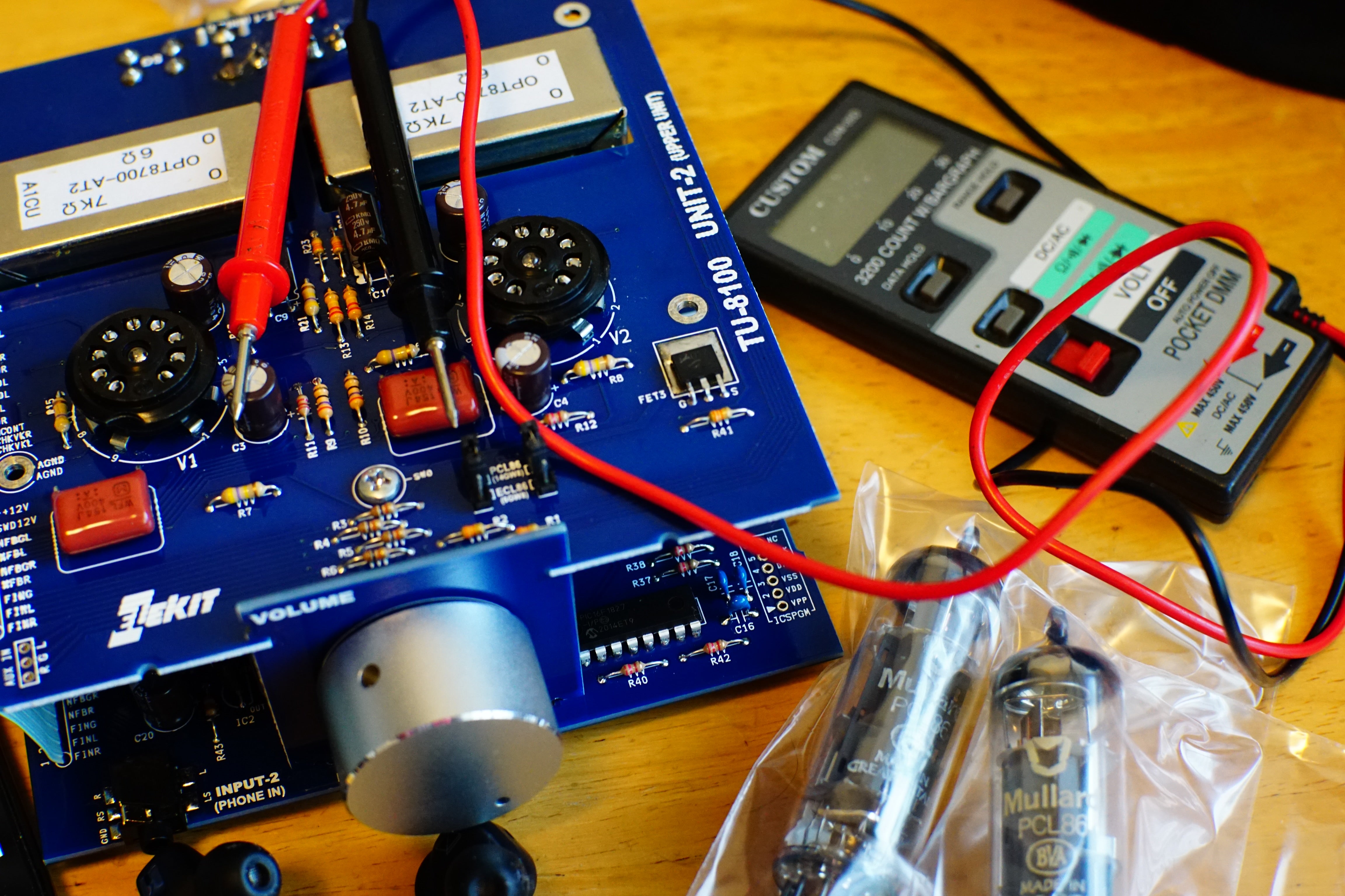 elekit 真空管アンプ TU-8100の修理にチャレンジ！ | Fishfunkyの