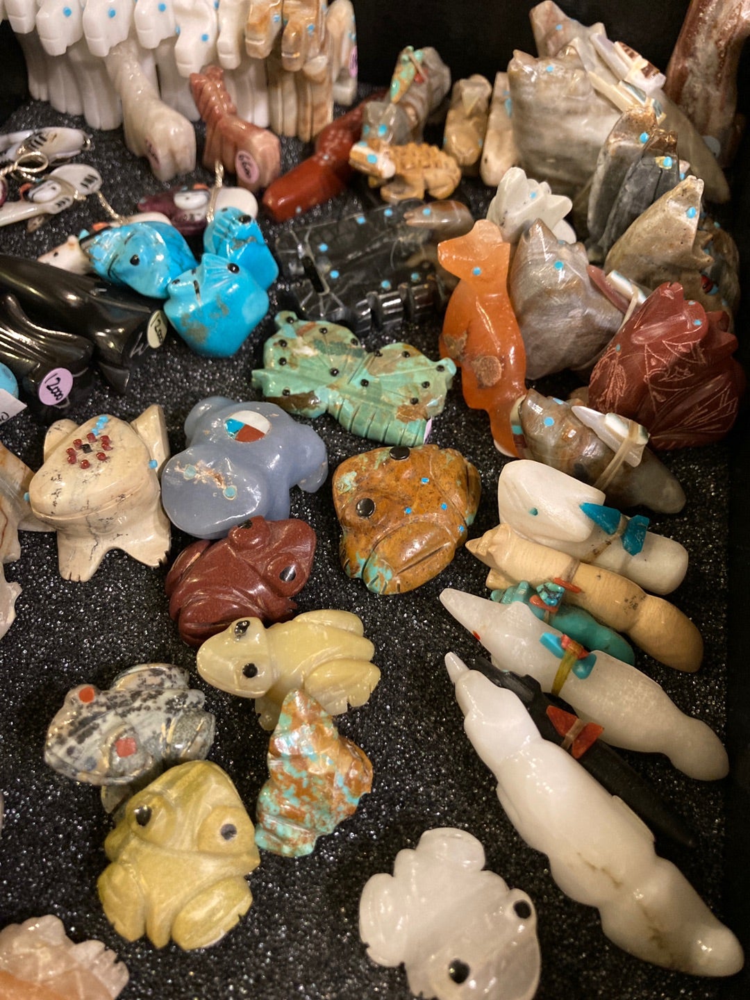 Zuni Fetishesズニ族の石のお守りフェティッシュ/メディスンアニマル