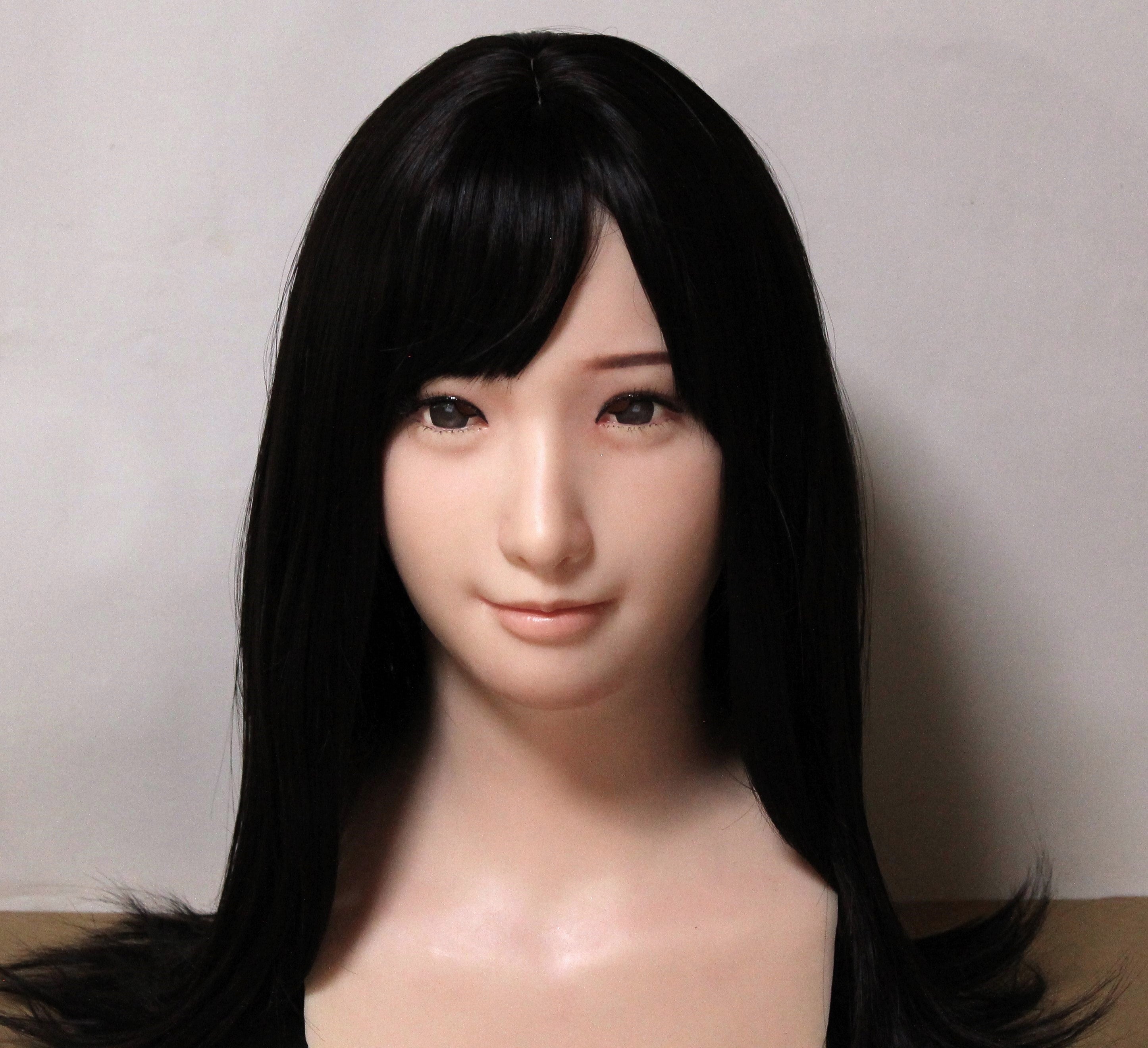 メイク済み完成品ウィッグ付きフィメールマスク ㊙オマケ予定 Amazon