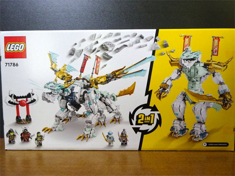 レゴ ニンジャゴー 71786 ゼンのアイスドラゴン を組み立てました