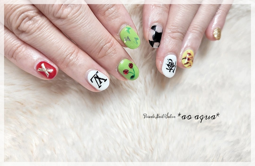 お客様ネイル一気紹介♡推しネイルNCT編①* | 三鷹・武蔵境 Private