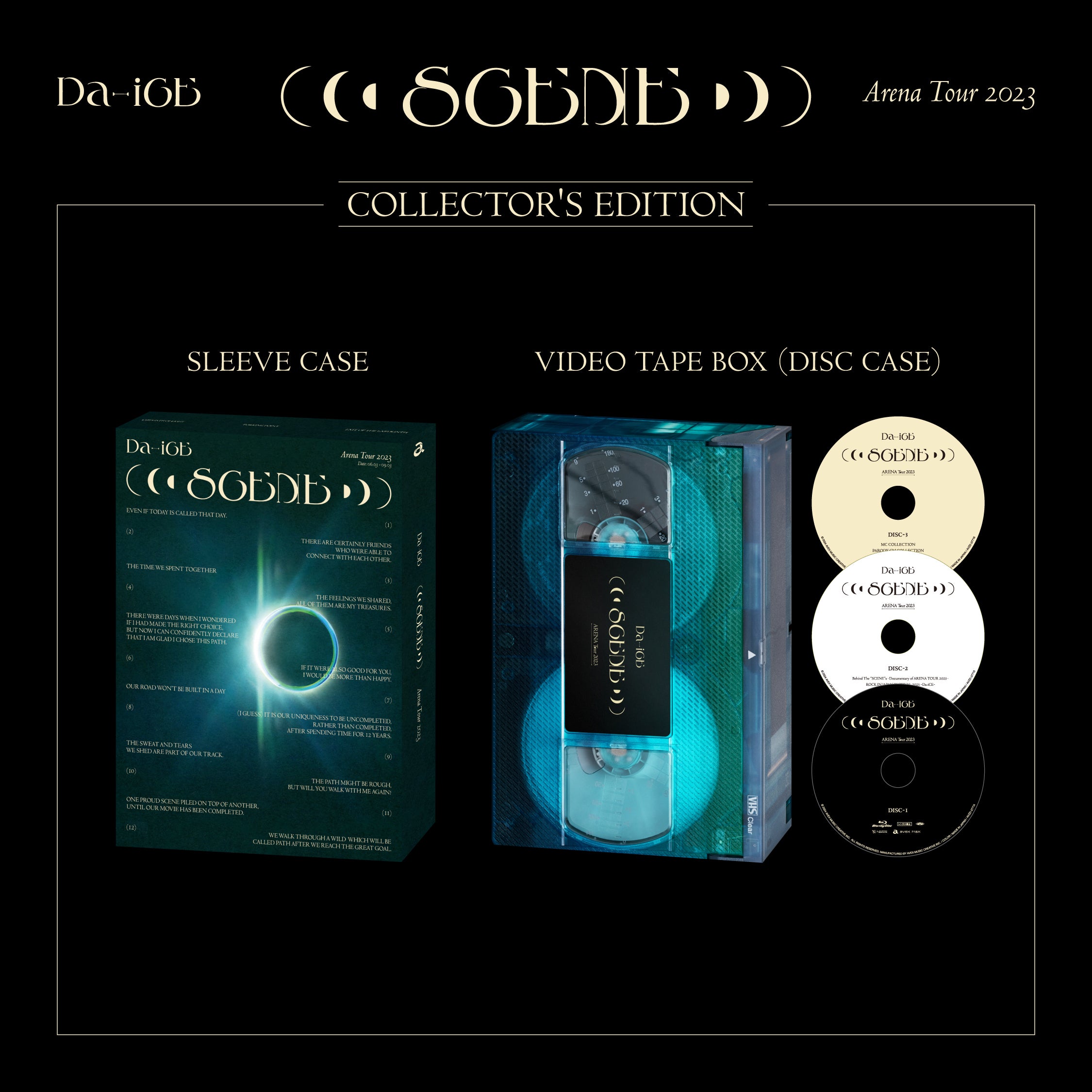 LIVE DVD/Blu-ray「Da-iCE ARENA TOUR 2023 -SCENE-」 | Da-iCE(ダイス