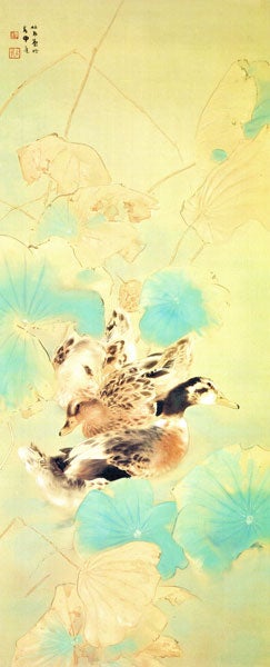 竹内栖鳳 野晒し 紙本 肉筆 捲り値下げ❗竹内栖鳳 野晒し 紙本 肉筆