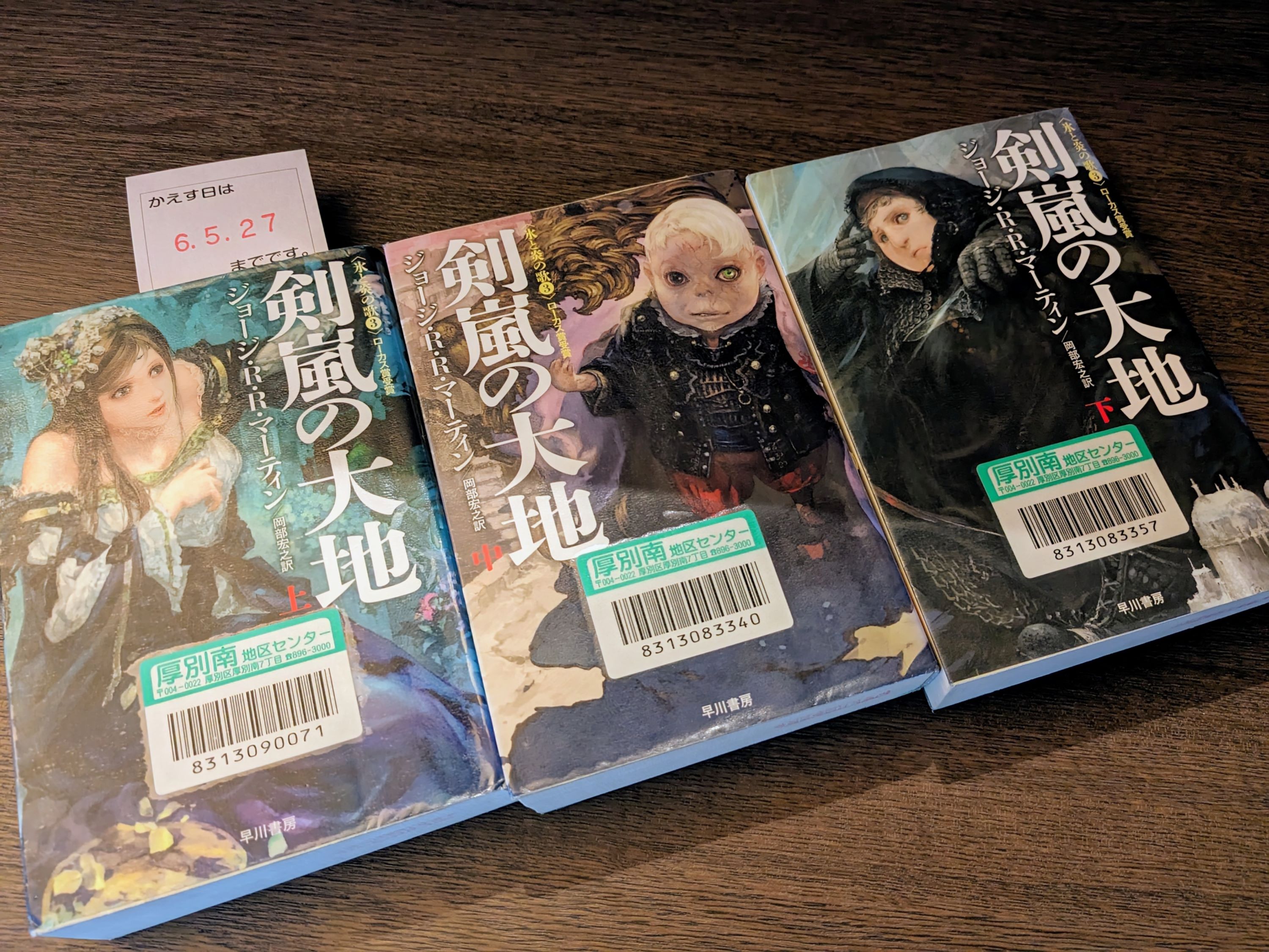 氷と炎の歌」シリーズ ジョージ・R・R・マーティン | 食べて飲んで観て