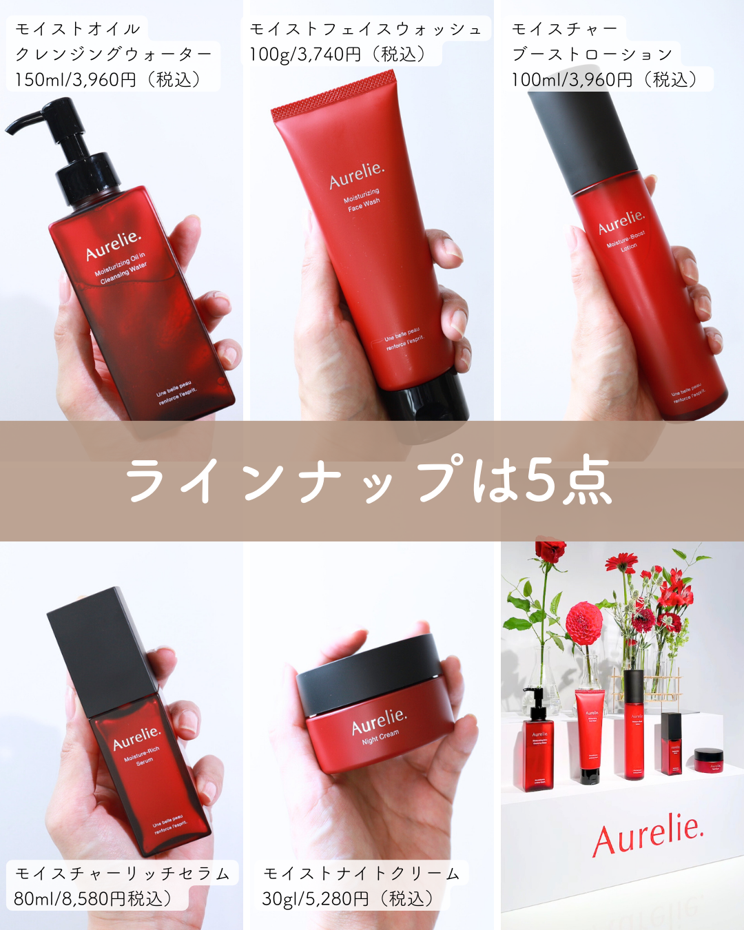 Aurelie. スキンケア トライアルセット 6点 Aurelie. スキンケア