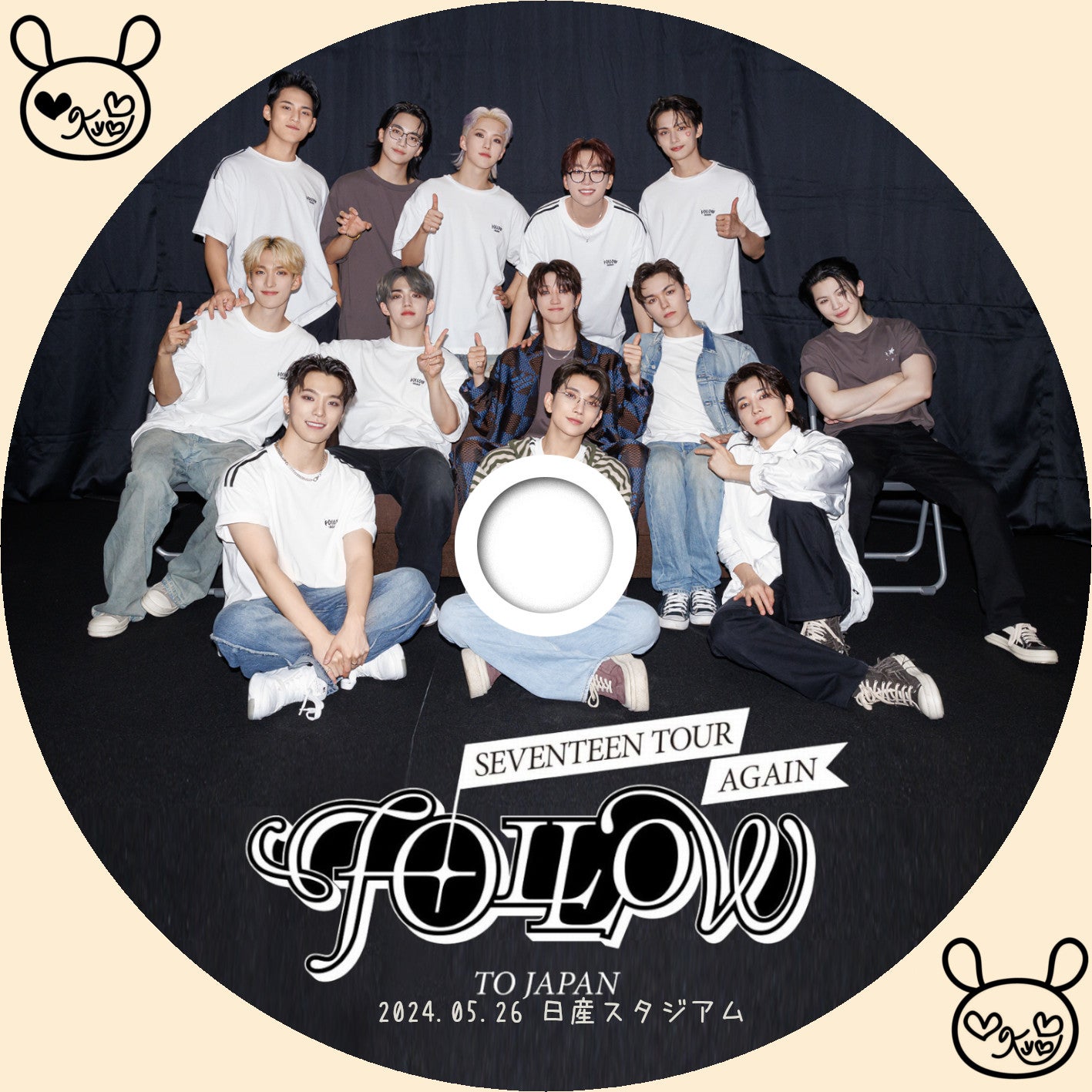 SEVENTEEN TOUR 'FOLLOW'AGAIN TO JAPAN in日産スタジアム | ラベル保管庫