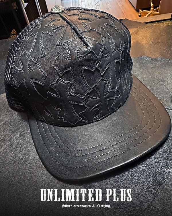 昨日入荷！クロムハーツ トラッカーキャップ レザー フロント