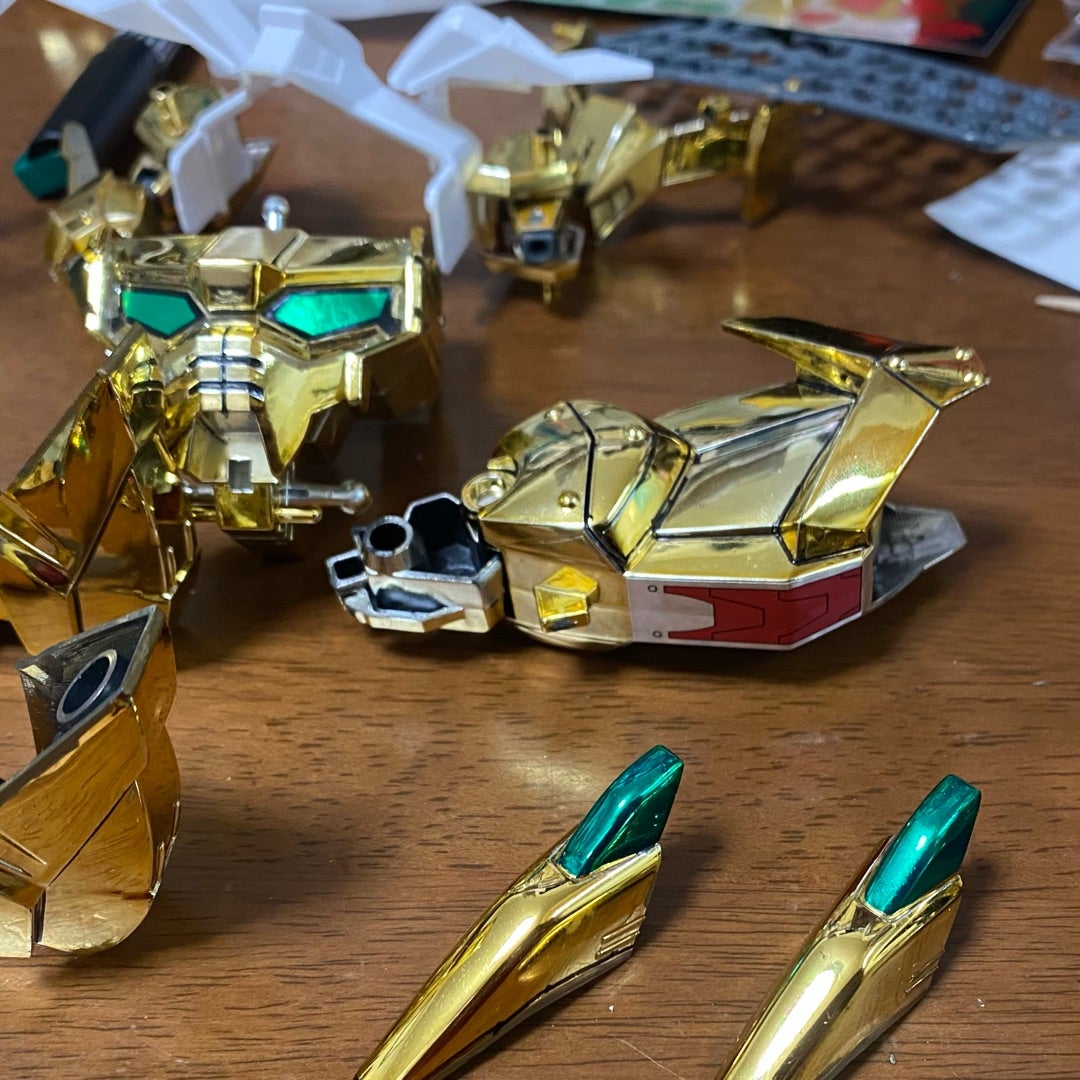 BB戦士 No.147 機動武神天鎧王 ゴールドメッキver. リペア その壱