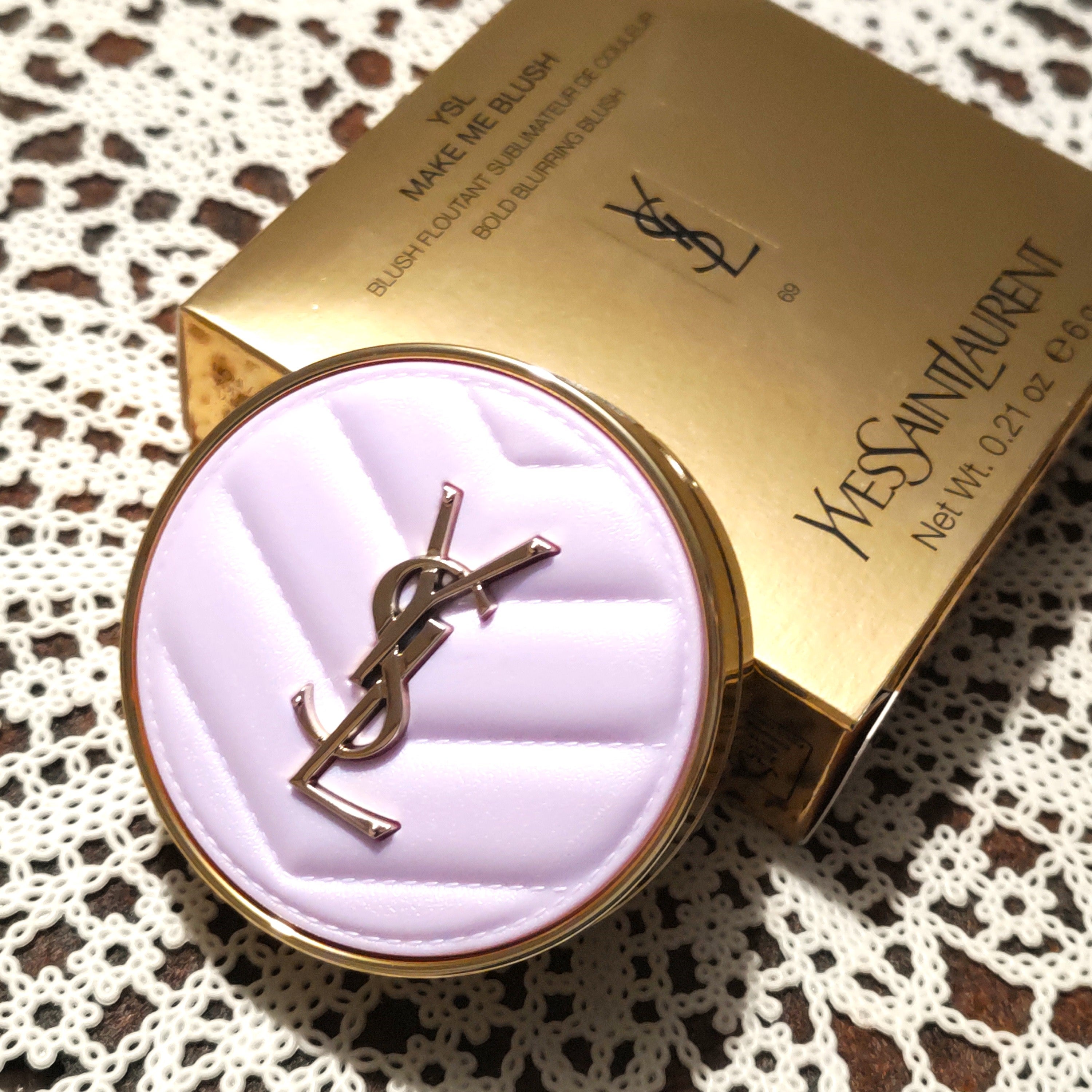 YSL限定色ラベンダーチーク「メイクミーブラッシュパウダー 69