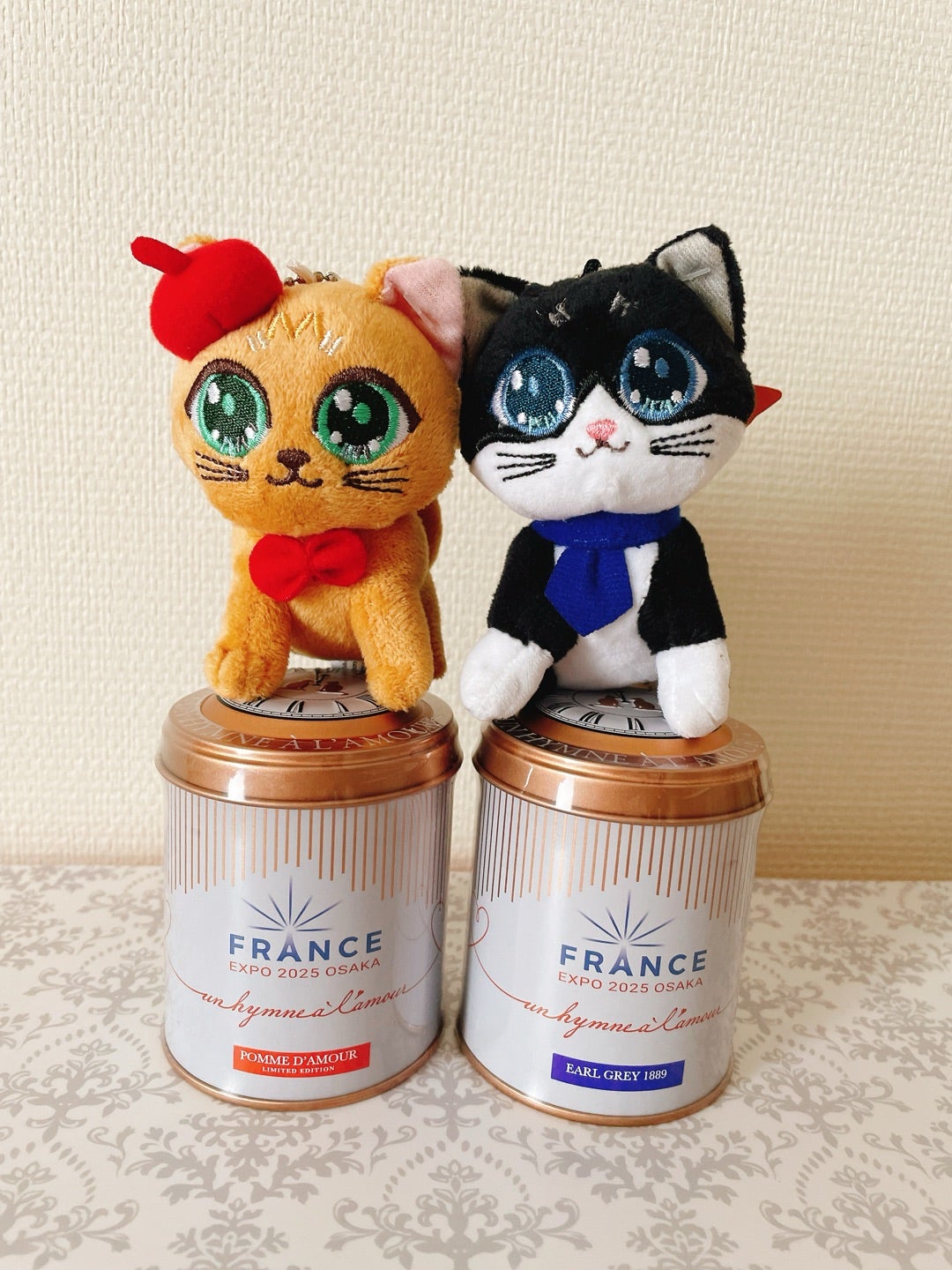 万博 フランス ぬいぐるみと紅茶セット 非売品 大阪万博 フランス