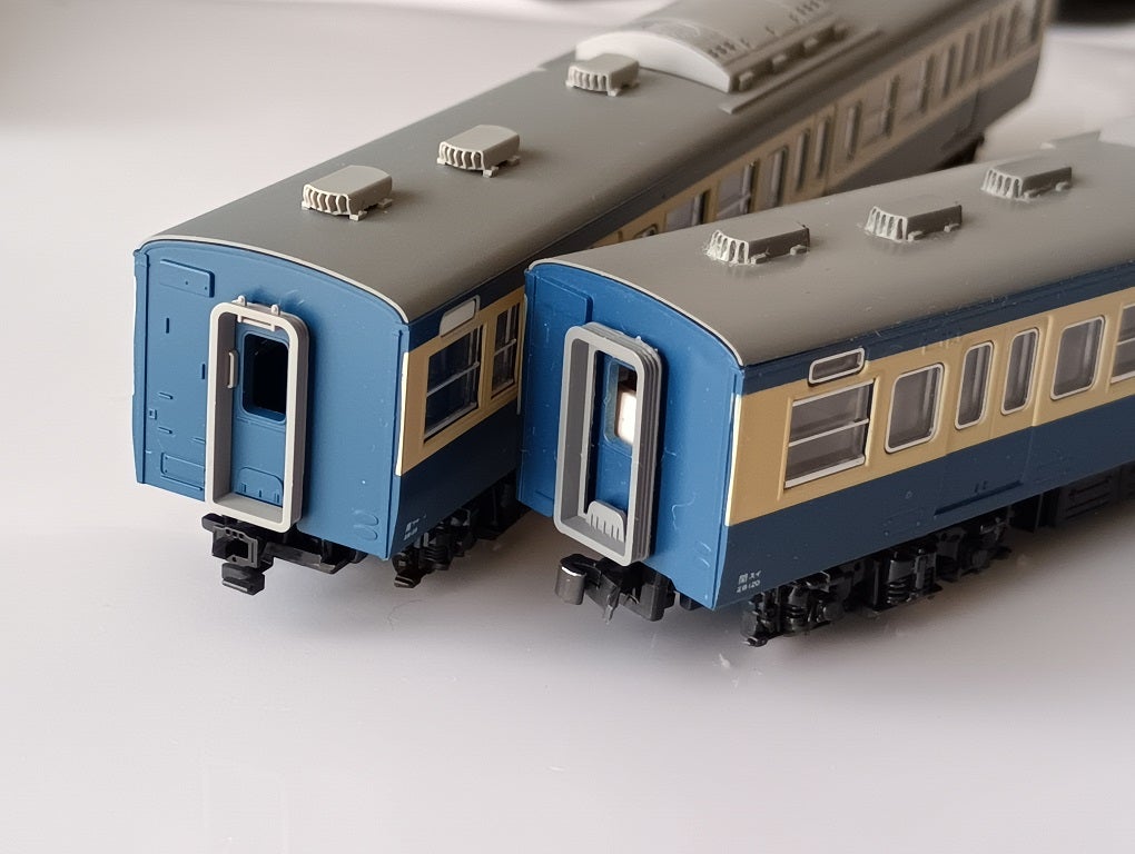 KATO 113系1500番台スカ色の改修1―中間車に幌を取付 | 続・赤い狐と緑の狸