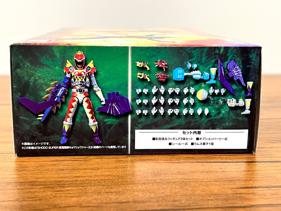 キョウリュウジャー] SHODO SUPER獣電戦隊キョウリュウジャー3到着
