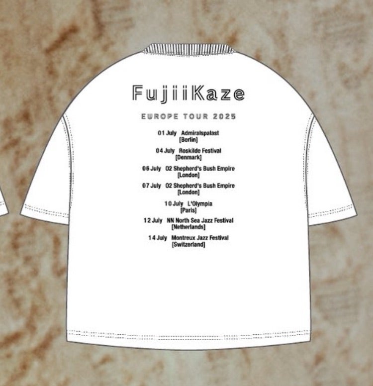 EU/NA TOUR 2025 通販限定グッズとバンメンさん発表！ | 風に吹かれた