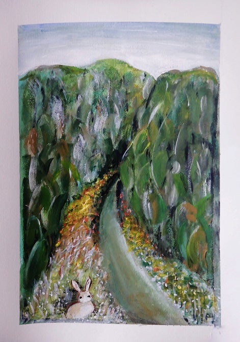 アクリル絵の具で描いて見ました | リッチmama