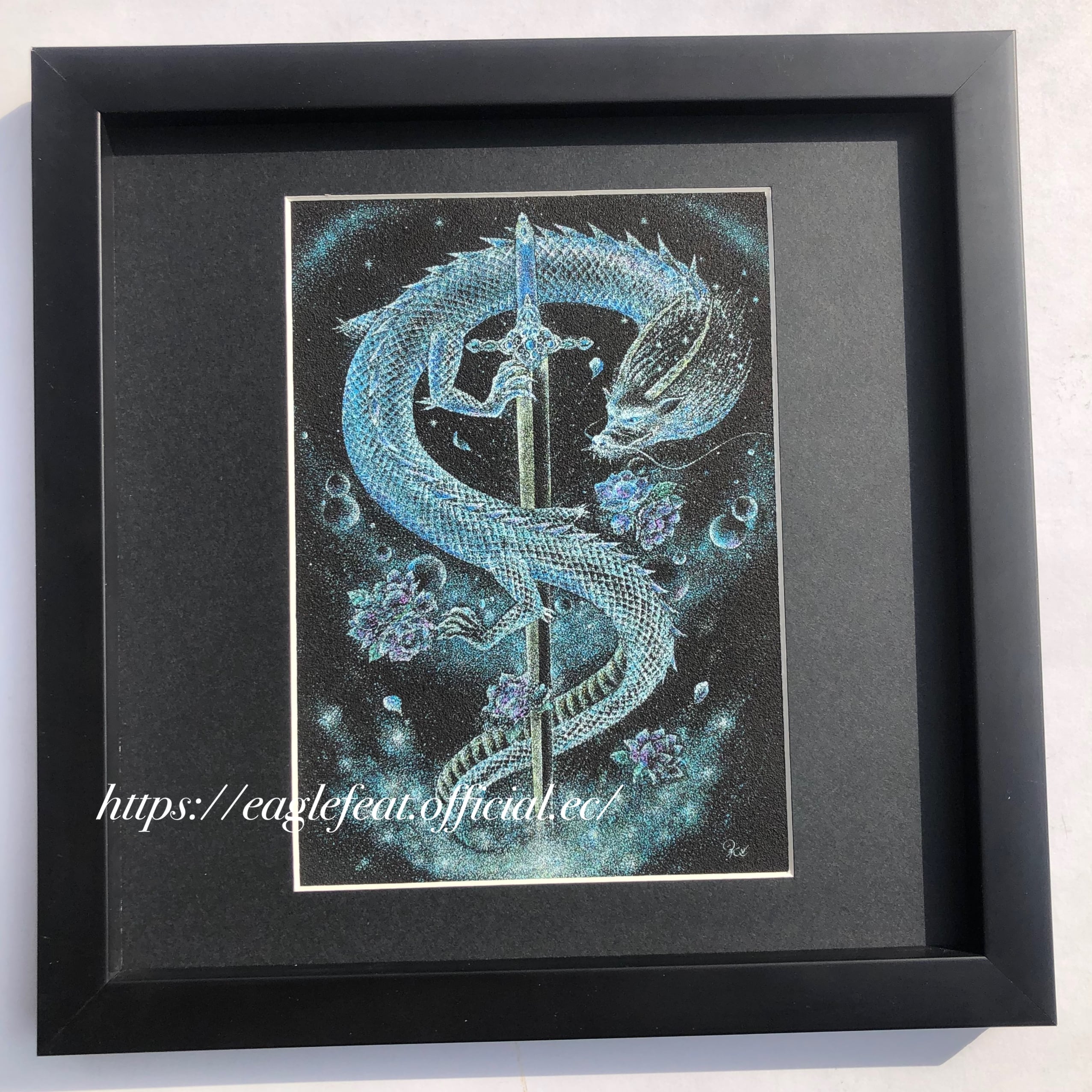 神はすべてを許される」原画 本物 一点物 額付き 絵画 masa